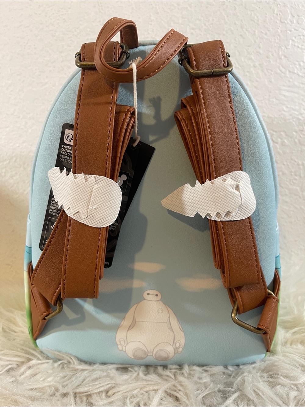 DISNEY LOUNGEFLY Big Hero 6 Group View Mini Backpack Spacious NEW - Picture 6 of 10